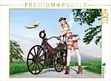 CALVENDO Puzzle Dampfbikerin | 1000 Teile Lege-Größe 64x48cm Foto-Puzzle für glückliche Stunden Spiel