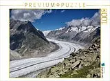 CALVENDO Puzzle Aletsch-Gletscher | 1000 Teile Lege-Größe 64x48cm Foto-Puzzle für glückliche Stunden Spiel
