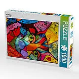 CALVENDO Puzzle Die Katze | 1000 Teile Lege-Größe 64x48cm Foto-Puzzle für glückliche Stunden Spiel