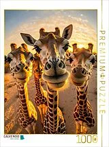 CALVENDO Puzzle Giraffen | 1000 Teile Lege-Größe 64x48cm Foto-Puzzle für glückliche Stunden Spiel