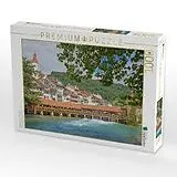 CALVENDO Puzzle Altstadt von Thun an der Aare | 1000 Teile Lege-Größe 64x48cm Foto-Puzzle für glückliche Stunden Spiel
