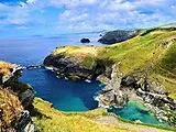 CALVENDO Puzzle Tintagel - Cornwall | 1000 Teile Lege-Größe 64x48cm Foto-Puzzle für glückliche Stunden Spiel