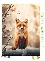 CALVENDO Puzzle Winterfuchs | 1000 Teile Lege-Größe 64x48cm Foto-Puzzle für glückliche Stunden Spiel