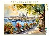 CALVENDO Puzzle Istanbul am Bosporus | 1000 Teile Lege-Größe 64x48cm Foto-Puzzle für glückliche Stunden Spiel