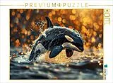 CALVENDO Puzzle Springender Orca | 1000 Teile Lege-Größe 64x48cm Foto-Puzzle für glückliche Stunden Spiel