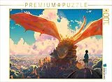 CALVENDO Puzzle Drachenbegegnung | 1000 Teile Lege-Größe 64x48cm Foto-Puzzle für glückliche Stunden Spiel