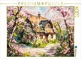 CALVENDO Puzzle Häuschen zwischen Kirschbäumen | 1000 Teile Lege-Größe 64x48cm Foto-Puzzle für glückliche Stunden Spiel