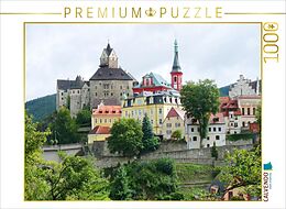 CALVENDO Puzzle Elbogen, Loket, das böhmische Rothenburg in Tschechien | 1000 Teile Lege-Größe 64x48cm Foto-Puzzle für glückliche Stunden Spiel
