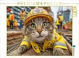 CALVENDO Puzzle Arbeits Katze | 1000 Teile Lege-Größe 64x48cm Foto-Puzzle für glückliche Stunden Spiel