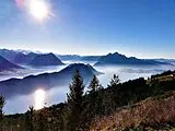 CALVENDO Puzzle Blick von der Rigi auf den Bürgenstock, Pilatus und Stanserhorn | 1000 Teile Lege-Größe 64x48cm Foto-Puzzle für glückliche Stunden Spiel