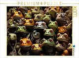 CALVENDO Puzzle Viele Frösche auf einem Bild | 1000 Teile Lege-Größe 64x48cm Foto-Puzzle für glückliche Stunden Spiel