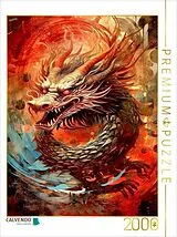 CALVENDO Puzzle Chinesischer Drache | 2000 Teile Lege-Größe 90x67cm Foto-Puzzle für glückliche Stunden Spiel