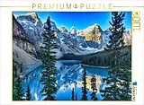 CALVENDO Puzzle Der Moraine Lake wurde 1969 sogar auf der 20-Dollar-Note im Rahmen der Scenes of Canadian Series abgebildet. | 1000 Teile Lege-Größe 64x48cm Foto-Puzzle für glückliche Stunden Spiel