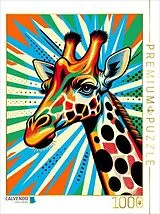 CALVENDO Puzzle Retro Giraffe - Pop Art | 1000 Teile Lege-Größe 64x48cm Foto-Puzzle für glückliche Stunden Spiel