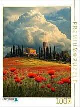 CALVENDO Puzzle Genieße die Landschaft wenn der rote Mohn blüht | 1000 Teile Lege-Größe 64x48cm Foto-Puzzle für glückliche Stunden Spiel