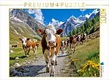 CALVENDO Puzzle Hier wird schon mal der Almabtrieb geübt | 1000 Teile Lege-Größe 64x48cm Foto-Puzzle für glückliche Stunden Spiel