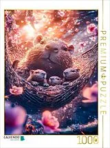 CALVENDO Puzzle Kuscheln? Capybaras nennen das Alltag | 1000 Teile Lege-Größe 64x48cm Foto-Puzzle für glückliche Stunden Spiel