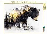 CALVENDO Puzzle Bär | 1000 Teile Lege-Größe 64x48cm Foto-Puzzle für glückliche Stunden Spiel