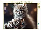 CALVENDO Puzzle Katzenmomente | 1000 Teile Lege-Größe 64x48cm Foto-Puzzle für glückliche Stunden Spiel