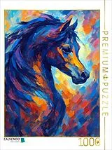 CALVENDO Puzzle Abstrakter Araber Hengst | 1000 Teile Lege-Größe 64x48cm Foto-Puzzle für glückliche Stunden Spiel