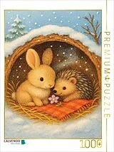 CALVENDO Puzzle Winterhöhle der Freundschaft | 1000 Teile Lege-Größe 64x48cm Foto-Puzzle für glückliche Stunden Spiel