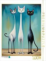 CALVENDO Puzzle Katzen - Pretty Girls Club | 1000 Teile Lege-Größe 64x48cm Foto-Puzzle für glückliche Stunden Spiel