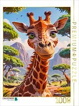 CALVENDO Puzzle Die Giraffe | 1000 Teile Lege-Größe 64x48cm Foto-Puzzle für glückliche Stunden Spiel