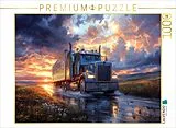 CALVENDO Puzzle Trucker leben zwischen Funkgerät und Fernweh | 1000 Teile Lege-Größe 64x48cm Foto-Puzzle für glückliche Stunden Spiel