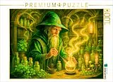 CALVENDO Puzzle Zauberer mischt uralten Trank mit magischen Kräutern | 1000 Teile Lege-Größe 64x48cm Foto-Puzzle für glückliche Stunden Spiel