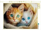 CALVENDO Puzzle Katzen Illustrationen | 1000 Teile Lege-Größe 64x48cm Foto-Puzzle für glückliche Stunden Spiel