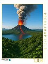 CALVENDO Puzzle Fackel in der Landschaft - Vulkanausbruch | 1000 Teile Lege-Größe 64x48cm Foto-Puzzle für glückliche Stunden Spiel