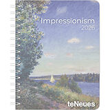 Kalender teNeues - Impressionismus Diary 2026 Buchkalender 17x22 cm | Wochenkalender Deluxe mit Meisterwerken für Impressionismus-Fans & Kunstliebhaber von