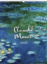 Kalender Alpha Edition - Claude Monet 2026  Kunstkalender 42×56 cm mit Meisterwerken des Impressionismus, dekorativer Wandkalender für Kunstliebhaber, Monet-Fans & Malerei-Begeisterte von Claude Monet