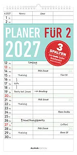Kalender Planer für zwei 2027 von