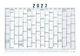 Kalender Plakatkalender 16 Mon 5 Stk. gerollt 2027 von 