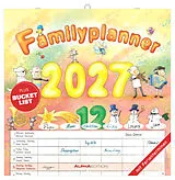 Kalender Familienplaner Cartoon 2027 von 