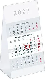 Kalender ZETTLER 3-Monats-Aufstellkalender 2027 von 
