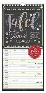 Kalender Tafel Timer - 4 Spalten 2027 von 