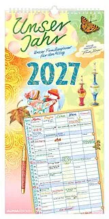 Kalender Unser Jahr Unser Familienplaner für den Alltag 2027 von Bayer Frank