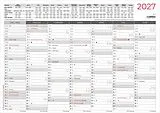 Kalender (Kal) Tafelkalender A3 beidseitig 2027 von