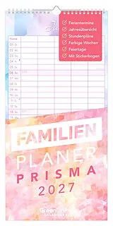 Kalender (Kal) Familienplaner Prisma 2027 von 