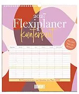 Kalender Flexiplaner kunterbunt 2027 von