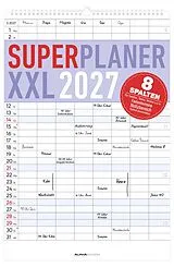 Kalender Superplaner XXL 8 Spalten 2027 von 