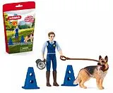 Schleich 81466 - Pocket Set, Polizeieinsatz, 9-teilig, Spielset Spiel