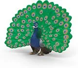 Schleich 14926 - Farm World, Pfau, Tierfigur Spiel