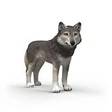 Schleich 14991 - Wild Life, Amerikanischer Wolf, Tierfigur Spiel