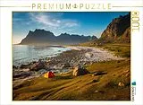 CALVENDO Puzzle Uttakleiv, Norwegen | 1000 Teile Lege-Größe 64x48cm Foto-Puzzle für glückliche Stunden Spiel