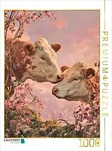 CALVENDO Puzzle Ein Motiv aus dem Kalender Die Liebe zur Kuh | 1000 Teile Lege-Größe 64x48cm Foto-Puzzle für glückliche Stunden Spiel