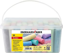Eberhard Faber 526550 - Straßenmalkreide, 50er Eimer Spiel
