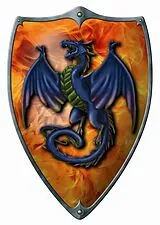 BestSaller 1161 - Ritter-Schild: Feuer Spiel